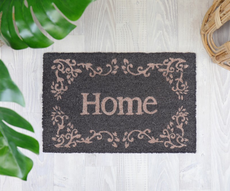 Hello Sunshine Yellow Coir Doormat Doormats large and small for a