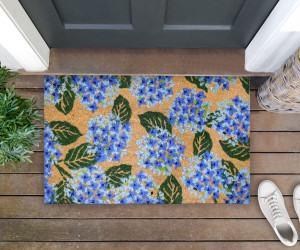 Rhapsody Hydrangeas Doormat 80x50cm