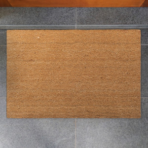 Plain Coir PVC Backed Doormat Regular