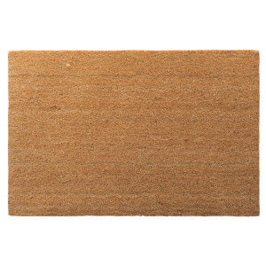 Plain Coir PVC Backed Doormat Regular, an entrance mat designed for a doorway