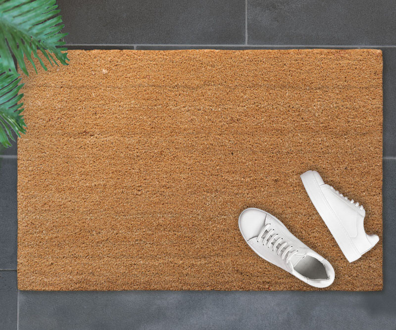 Large Bond Plain Coir Doormat - 90x60cm