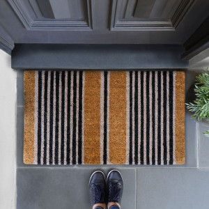 Regular Porter Nautical Striped Doormat 75x45cm, presented as a decorative entrance mat for the front doorway