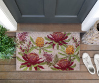 Waratahs Floral Doormat - 75x45cm