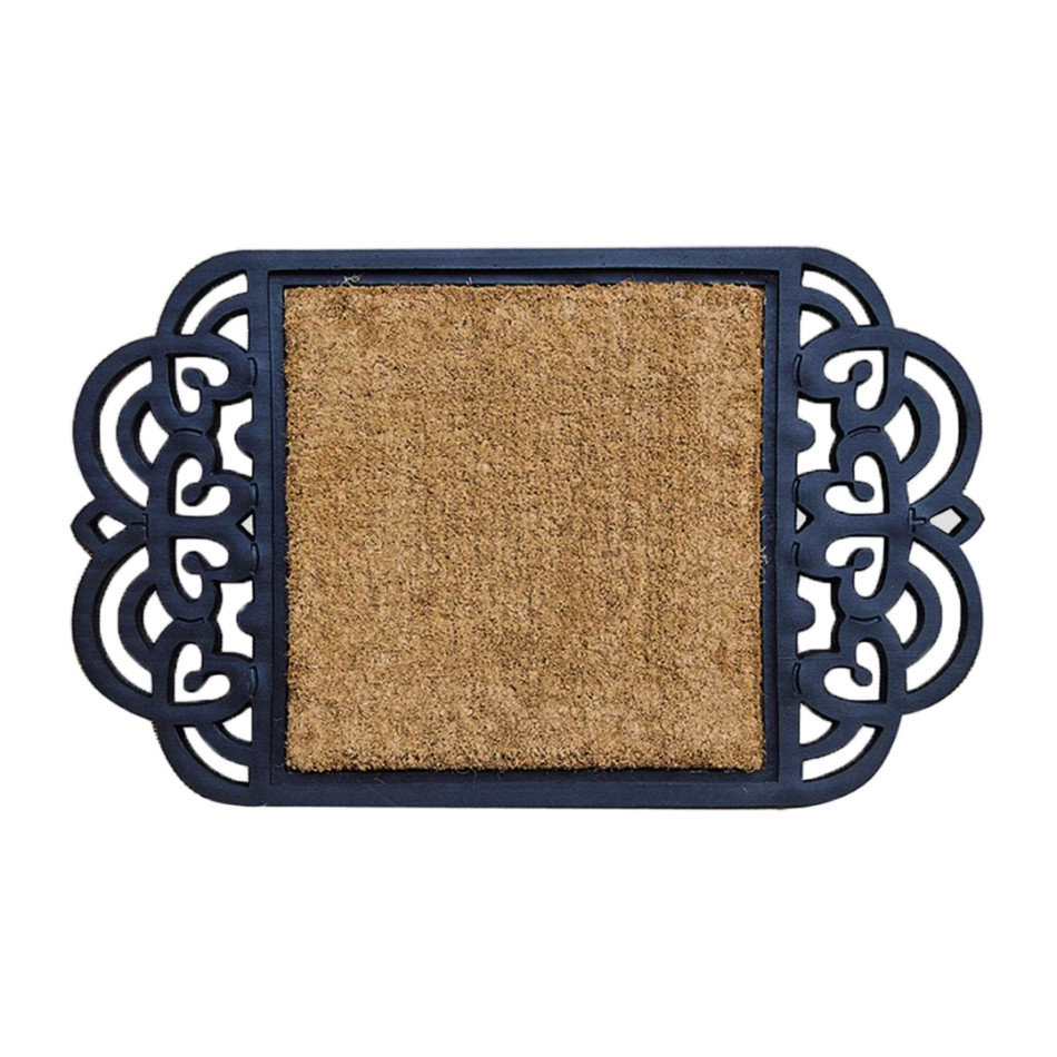 Princess natural coir and rubber doormat in a regular 75 x 45cm size