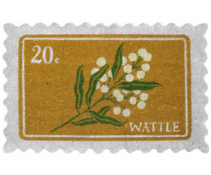 Molly Yellow Postage Stamp Doormat 80x50cm