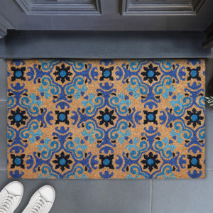 Andalusian Blue Doormat 75x45cm