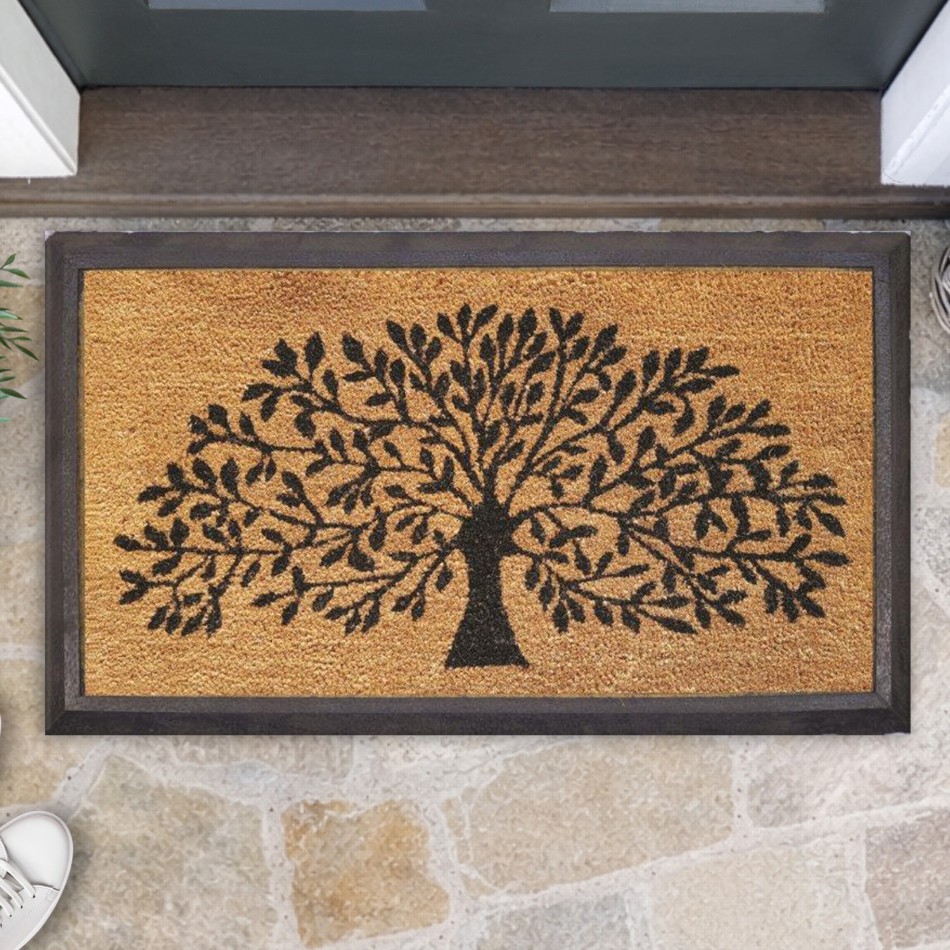 Tree of Life Coir & Rubber Regular Doormat