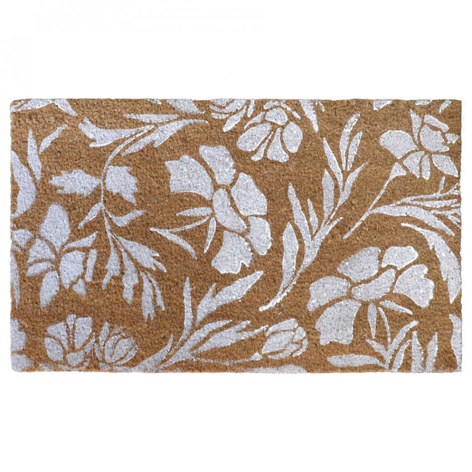 Honeysuckle Botanical Doormat 75x45cm, an entrance mat designed for a doorway