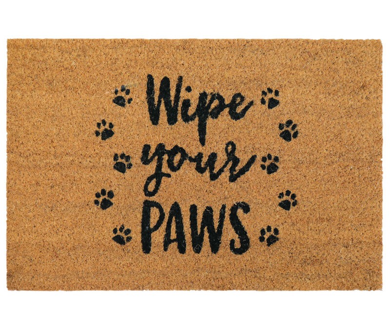 Wipe Your Paws Doormat - 60x40cm