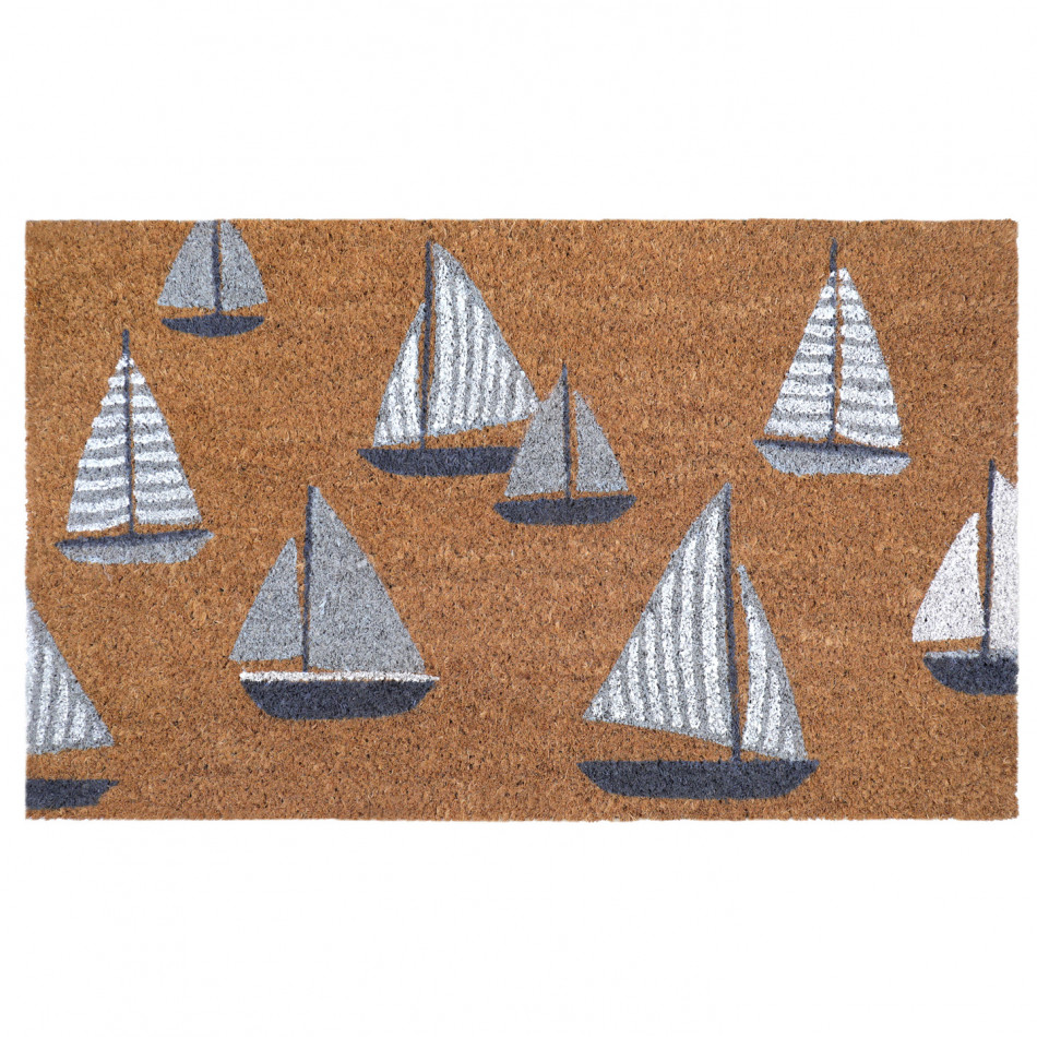 Harbour Sails Yacht Doormat 75x45cm, an entrance mat designed for a doorway