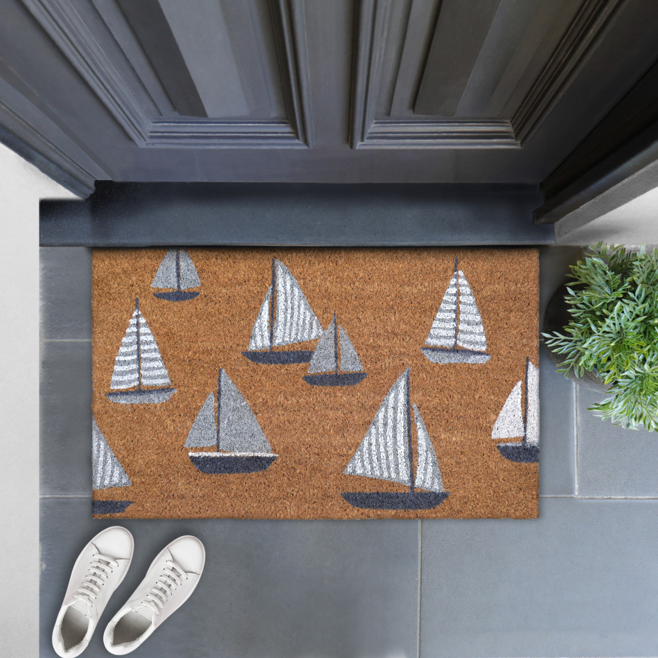 Harbour Sails Yacht Doormat 75x45cm