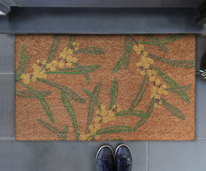 Golden Wattle Doormat - 75x45cm