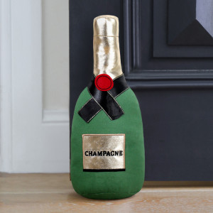 Champagne Bottle Door Stop, decorative tableware