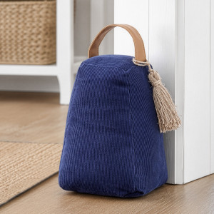 Cremorne Navy Corduroy Door Stop
