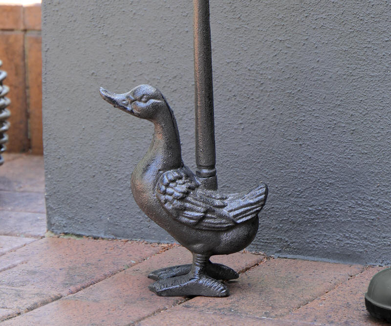 Tall Duck Door Stop - Vintage Cast Iron