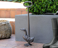 Tall Duck Door Stop - Vintage Cast Iron