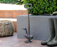 Tall Duck Door Stop - Vintage Cast Iron