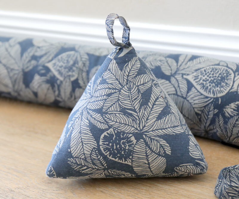 Slate Blue Wild Fig Door Stop