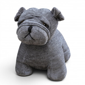 Baron The French Bulldog Doorstop, a functional accent designed to hold a door in place