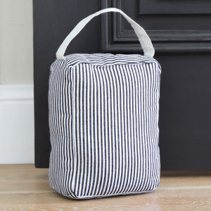 Classic Ticking Stripe Door Stop, indoor occasional table