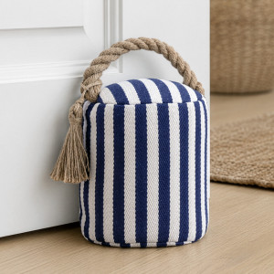 Captain's Navy Stripe Door Stop