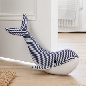 Whale Doorstop Blue
