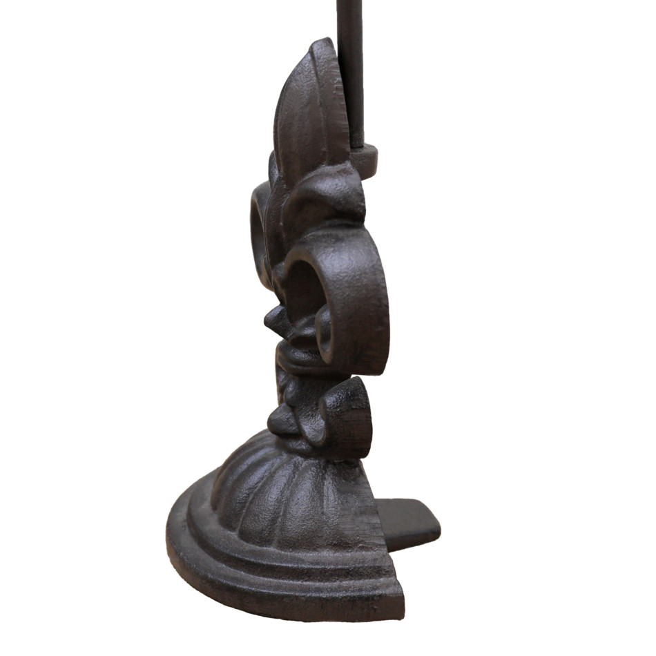 Tall Fleur de Lys Door Stop + Wedge
