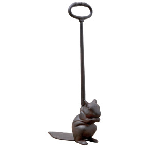 Tall Squirrel Door Stop + Wedge
