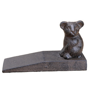 Banjo the Koala Door Wedge, a functional accent designed to hold a door in place