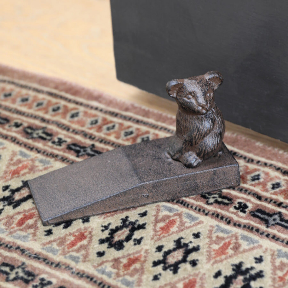 Banjo the Koala Door Wedge, designed as a practical door holder with a characterful decorative form