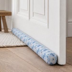 Annelise Cottage Garden Draft Stopper, made to sit along the base of a door and reduce unwanted draughts