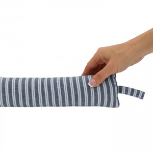 Narrabeen Blue Stripe Draftstopper, decorative door accessory
