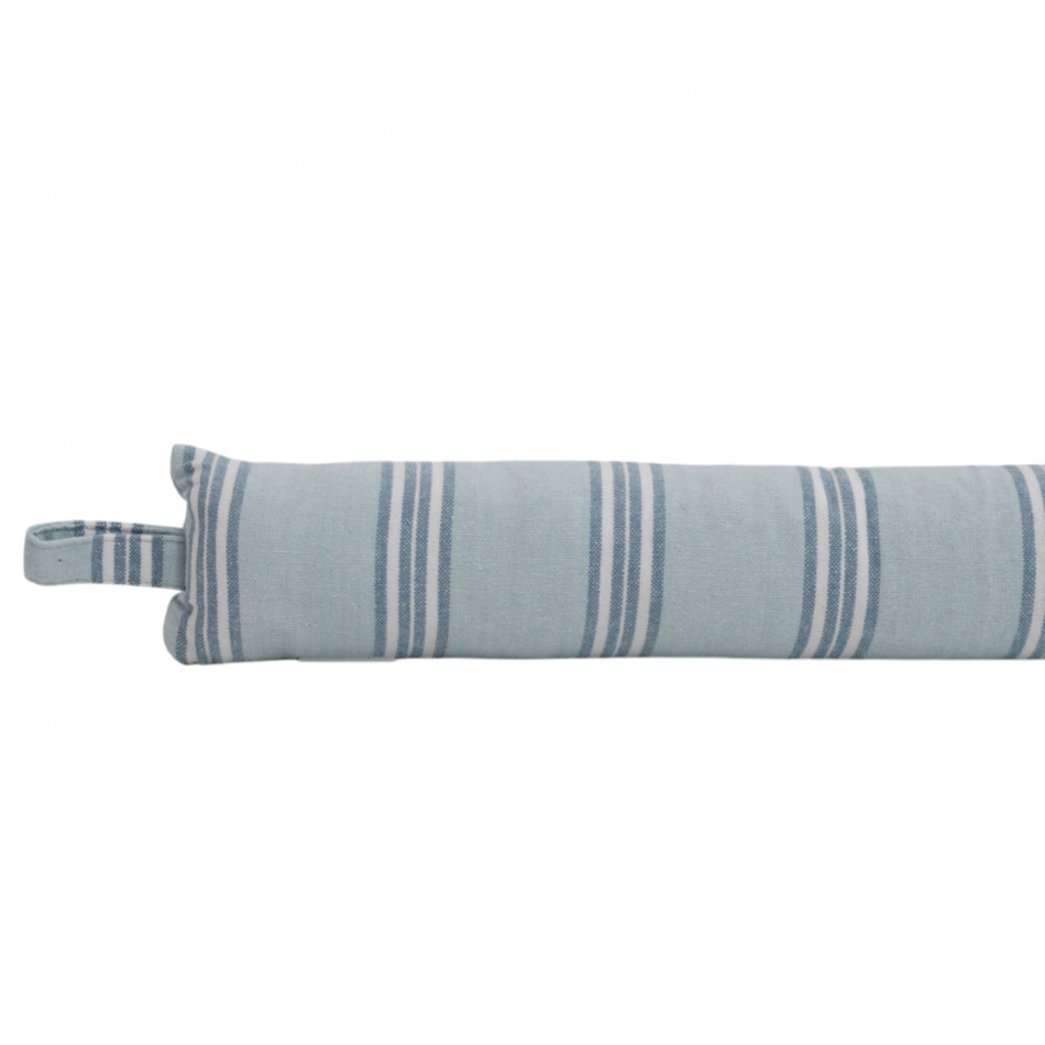 Hayman Sky Blue Stripe Draftstopper, decorative door accessory