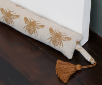 120cm Mustard Honey Bee Draft Stopper - Slim