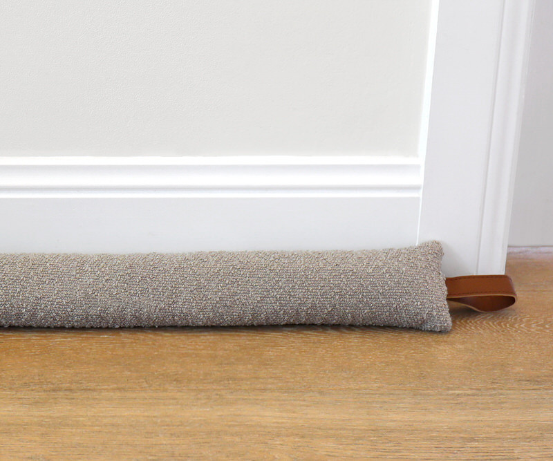 Taupe Boucle Draft Stopper - 90cm