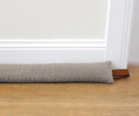 Taupe Boucle Draft Stopper - 90cm