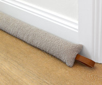 Taupe Boucle Draft Stopper - 90cm