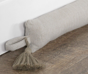 120cm Stamford Oatmeal Draftstopper - Slim