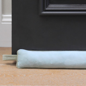 Mariana Sky Blue Velvet Door Snake / Draftstopper
