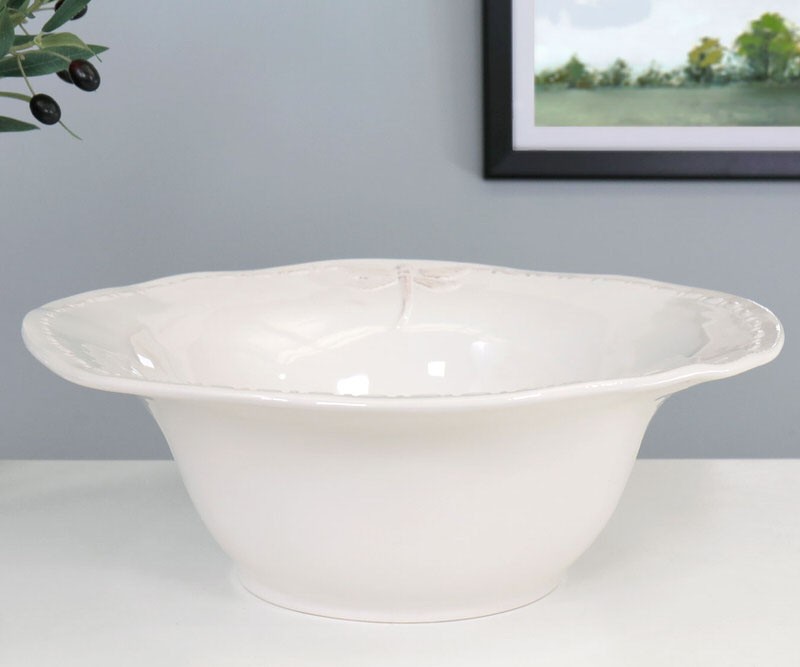 Large Dragonfly Serving Bowl