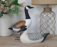 Appleyard Grey Duck Sculpture - Sitting