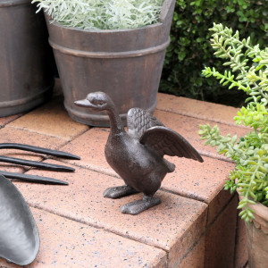 Gracie the Goose Garden Ornament, designed as a standalone ornament for adding character to an interior