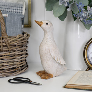 Charlie White Duck - Small, highlighting the product's distinctive form and defining design