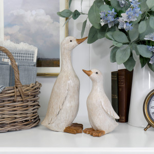 Charlie White Duck - Small, presented as a standalone item for straightforward product identification