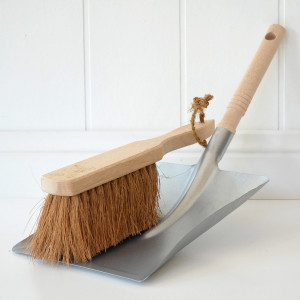 Caleb Dustpan & Brush Set - Natural Eco Household Brush, household cleaning accessory