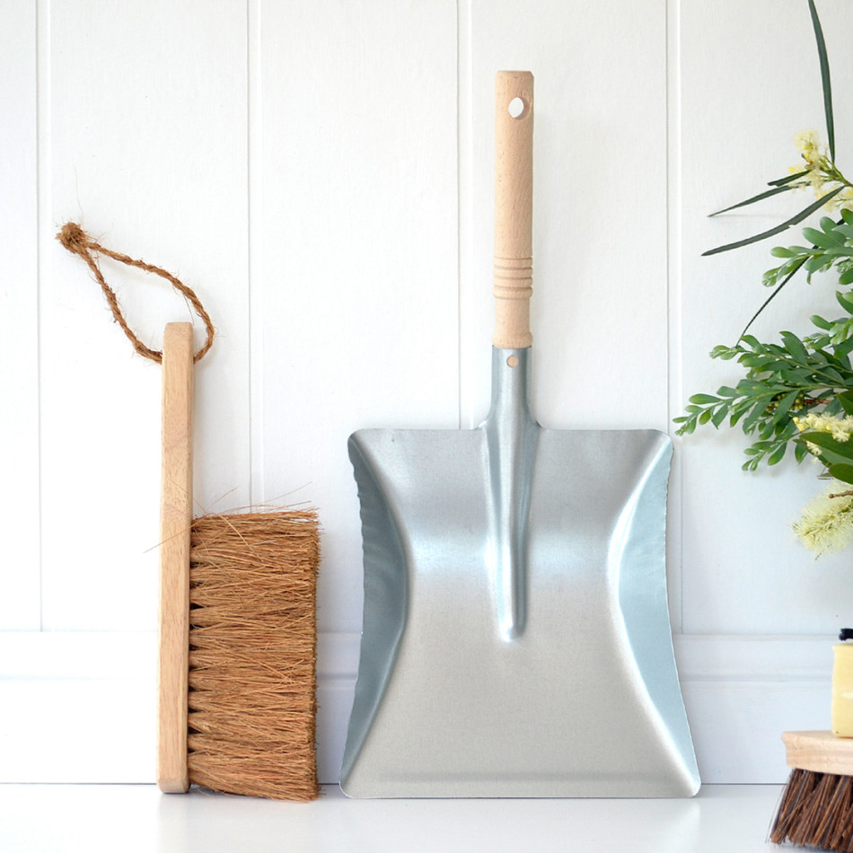 Caleb Dustpan & Brush Set - Natural Eco Household Brush, a practical household cleaning accessory