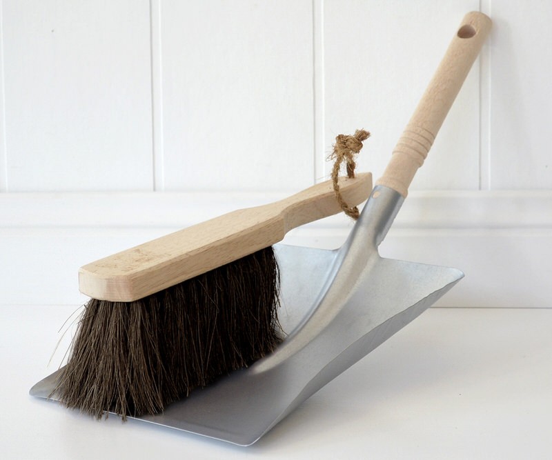 Jacob Dustpan & Brush Set - Natural Eco Household Brush