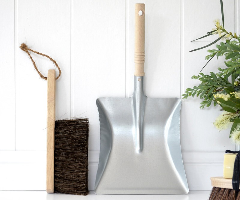 Jacob Dustpan & Brush Set - Natural Eco Household Brush