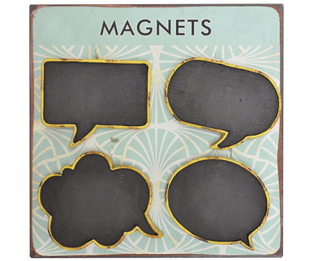 Speech Bubble Blackboard Magnets