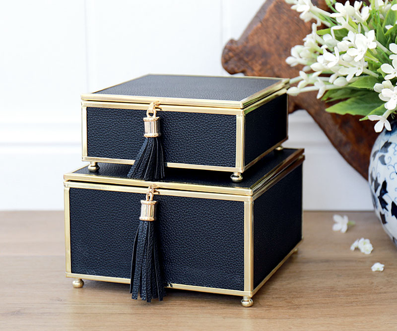 Black & Gold Jewellery Box Large Home Decor Online New Arrivals
